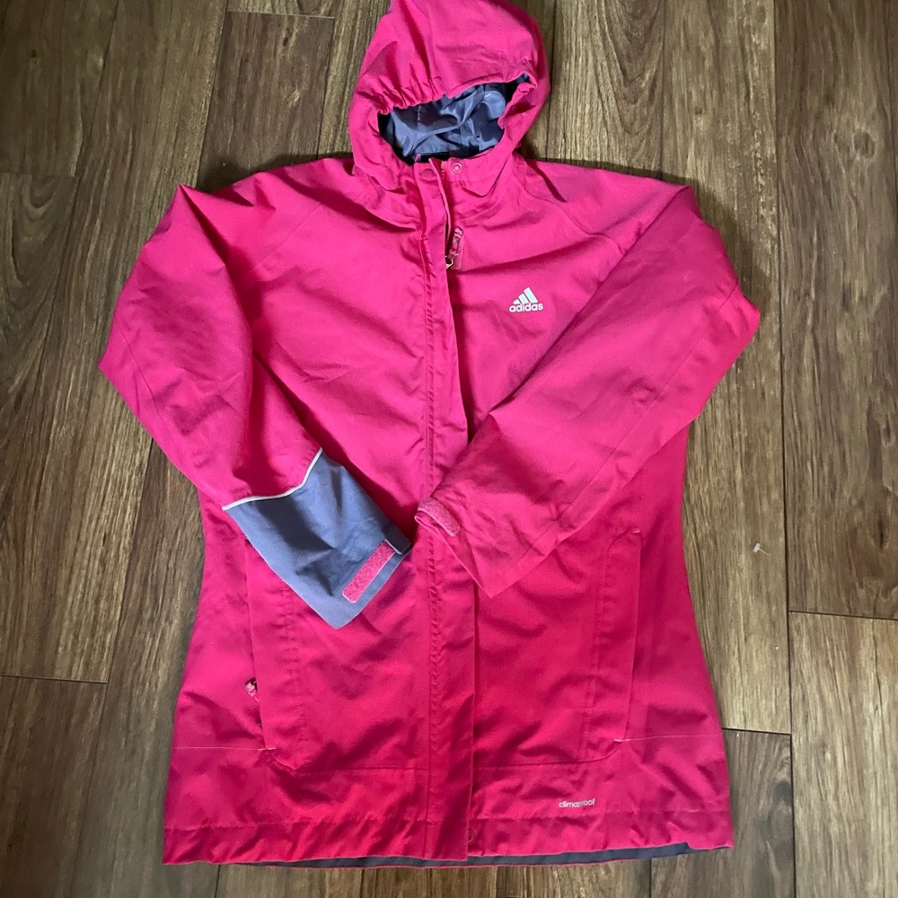 Adidas Climaproof Jacket / Shell w/ reflective material.